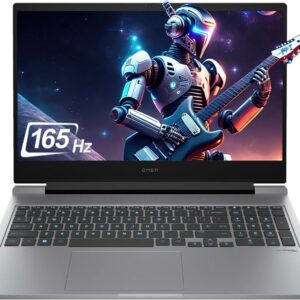 HP Omen 16-WF1070 Gaming Laptop 14th Gen Core i7-14700HX, 16GB DDR5, 1TB SSD, NVIDIA RTX 4070 8GB Graphics, 16.1" FHD IPS 165Hz, Windows 11 Home, Shadow Black