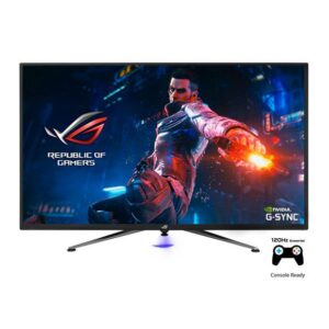 Asus ROG Swift PG43UQ DSC G-SYNC Compatible Gaming Monitor 43-inch 4K UHD (3840 x 2160), 144Hz, G-Sync compatible ready, DSC, DisplayHDR™ 1000, DCI-P3 90%, Adaptive Sync, Shadow Boost